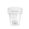TERAPLAST Porto Clear Orchid Vase with 4 Drainage Holes Vase