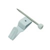 Fukui Metal Crafts 4053SW10 Iron Standard X Hook, Small, White,