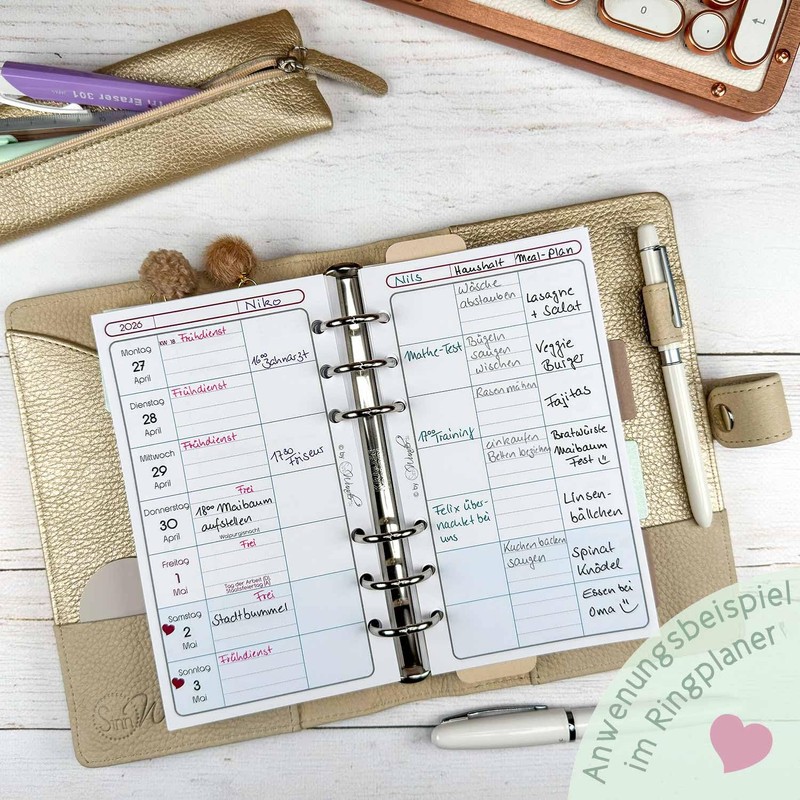 SinnWunder® Premium Calendar Inserts 2026 - Weekly Calendar - 1