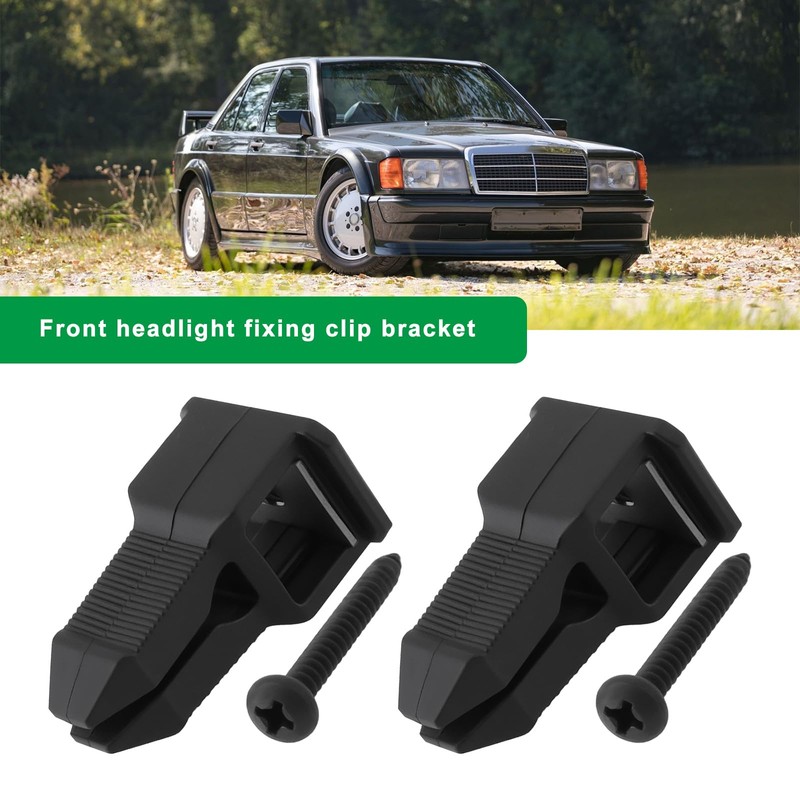 eMagTech 2Pcs Front Headlight Mounting Clip A201820001402 2018200014 Compatible with
