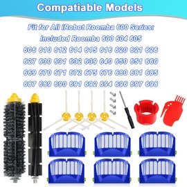 Replacement Parts for iRobot Roomba 600 Series 600 604 605 606 610 612 614 615 616 620 621 626 627 630 631 632 639 640 650 651 660 69 670 671 672 675 676 680 681 685 687 689 690 691 692 694 696 697