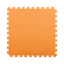 IncStores Eco Soft+ Foam Tiles (2ft x 2ft Tiles) Interlocking Foam Flooring Mats with Removable Edges (Orange, 9 Tiles, 36 Sqft + Borders)