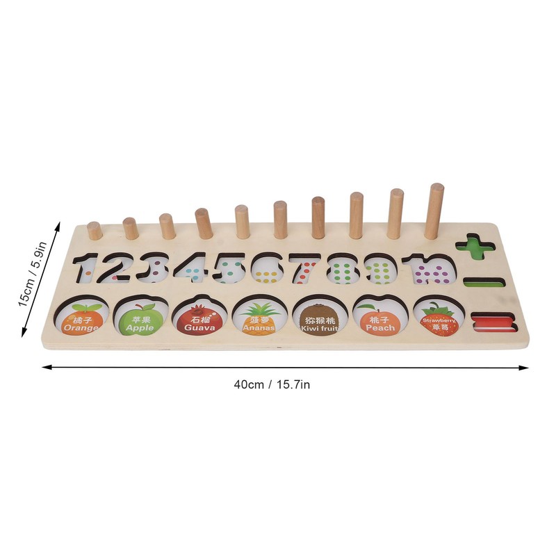 Counting Shape Stacker Improve Cognitive Ability Smoother Edge Bright Colors