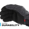 Mechanix Wear ColdWork Original Winter Safety Work Gloves (XX-Large, Black/Grey)