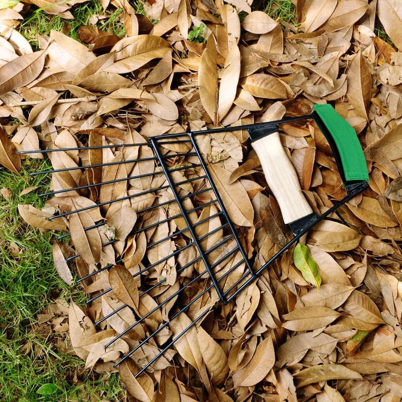 Altdorff Steel Leaf Scoops, Hand Rakes for Picking Up Leaves,