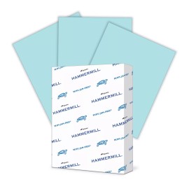 Hammermill Blue Colored Copy Paper 500 Sheets 24lb 8.5 x 11 JAM FREE