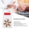 60pcs 312 Sound Aid Button Battery Long Lasting BTE Sound