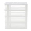 Gracious Living 4 Drawer Desktop Countertop Storage with Organizer Lid
