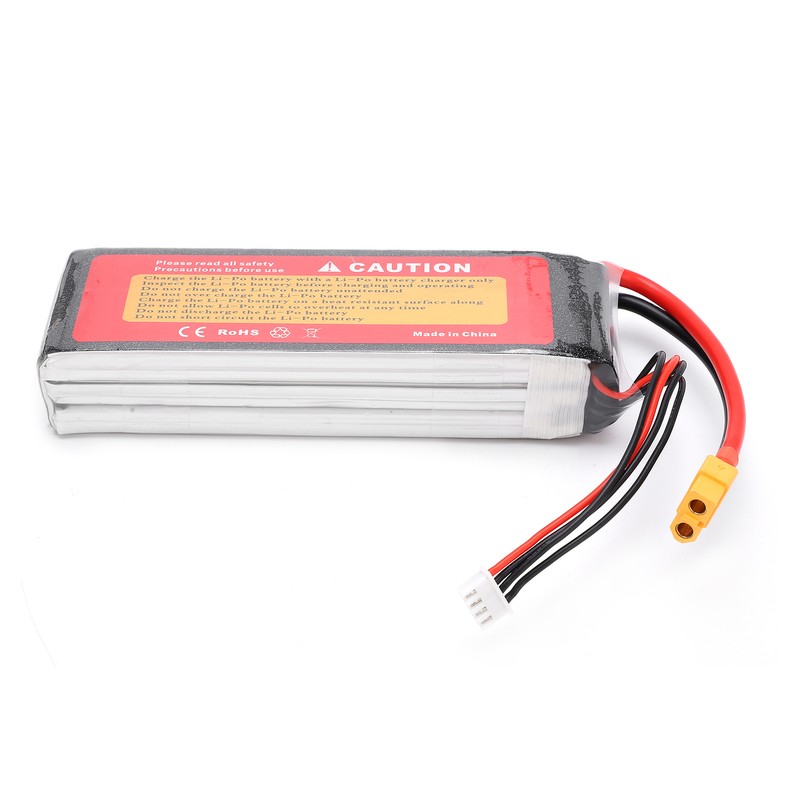 6000mAh LargeCapacity Lithium Battery 11.1V 45C 3S XT60 Plug Model