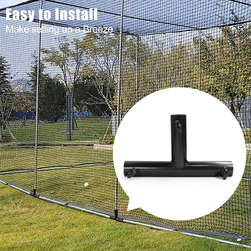 Aoneky 2pcs 3 Way T Shaped 2'' Corner Canopy Fitting