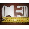 Unbranded Single White Plastic Side Release Buckles - 2 Inch