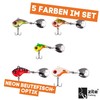 Zite Fishing Jig Spinner Set | 5 Pieces Spin Jig