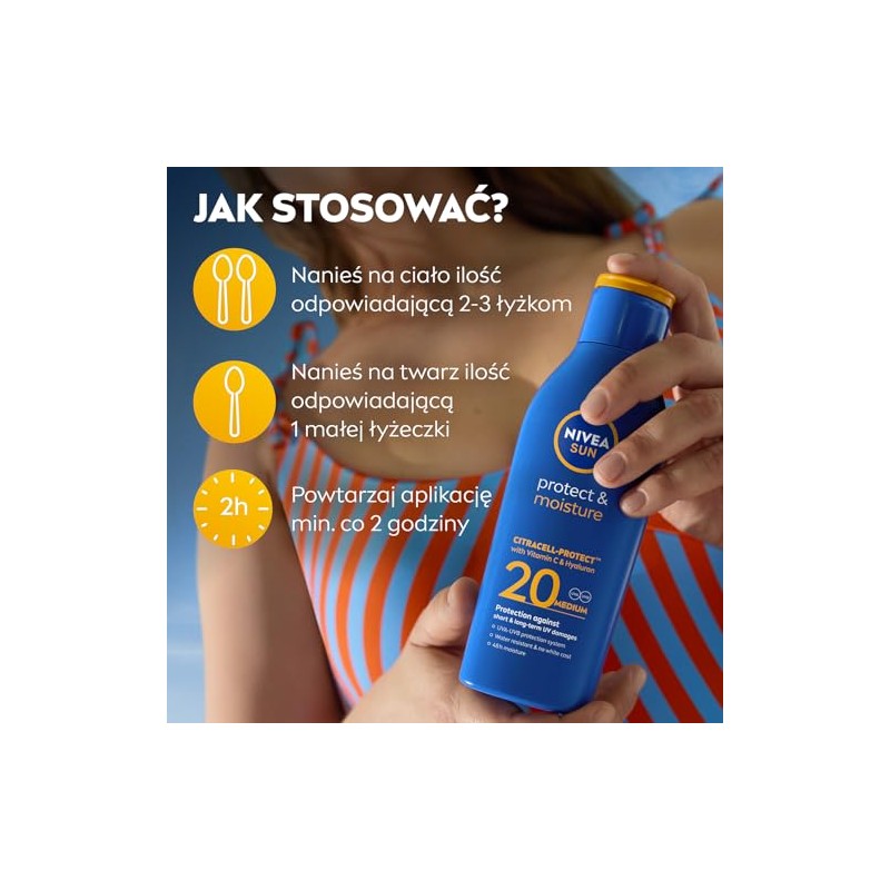 Moisturising Sun Lotion SPF 20, 200 ml