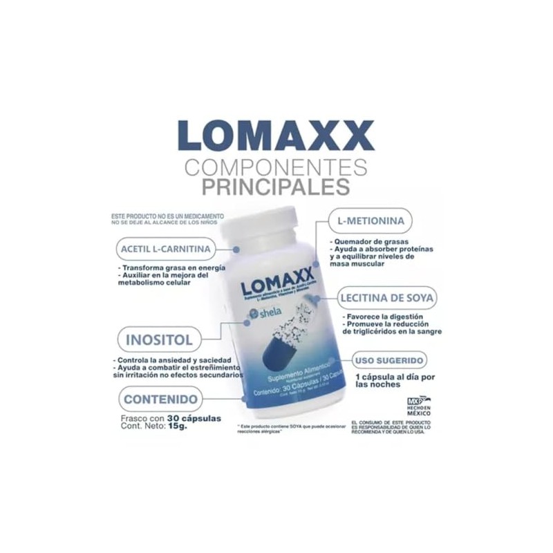 GAERO GLOBAL SOLUTION 2 Frascos De Lomaxxe Lab. Shela By