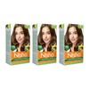 Nisha Creme Hair Color (Pack of 3, Light Brown)