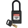 SafeKey Compact Padlock, 33mm x 67mm x 19mm, Black