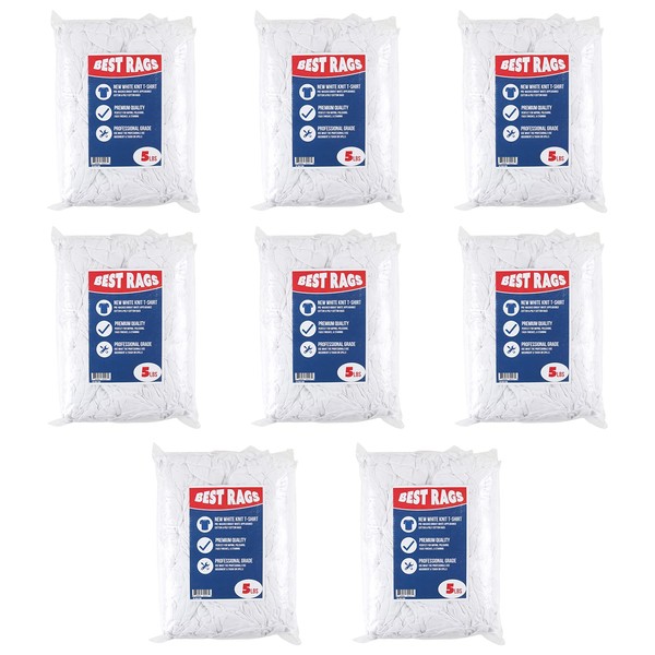 Arkwright W43 Cotton Tshirt Rags - 5 lb Bag -