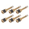 10 Pcs Valve Stems Straight Brass Heavy Duty Clamp in