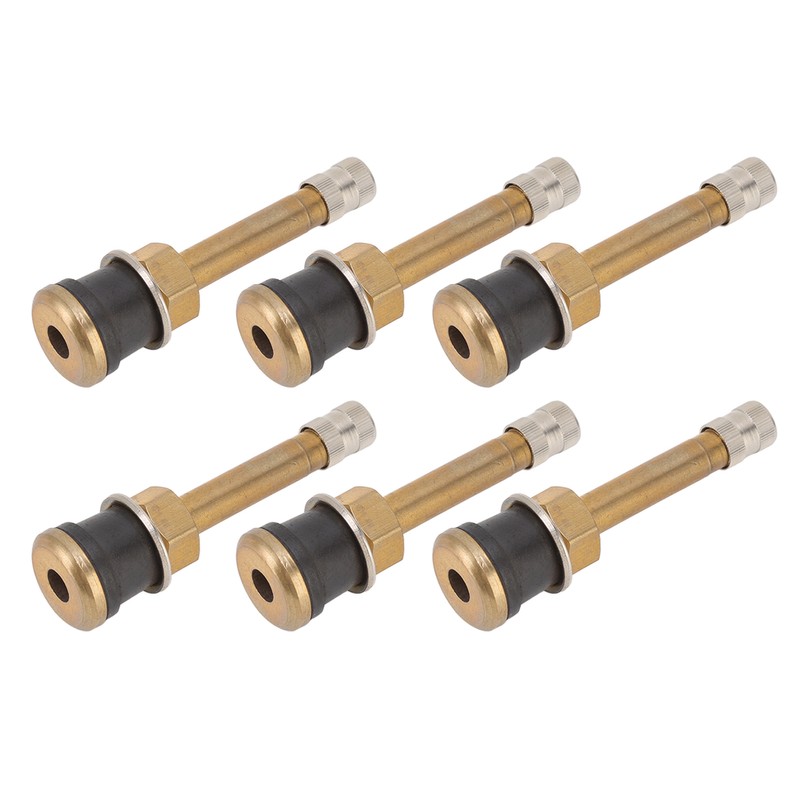 10 Pcs Valve Stems Straight Brass Heavy Duty Clamp in