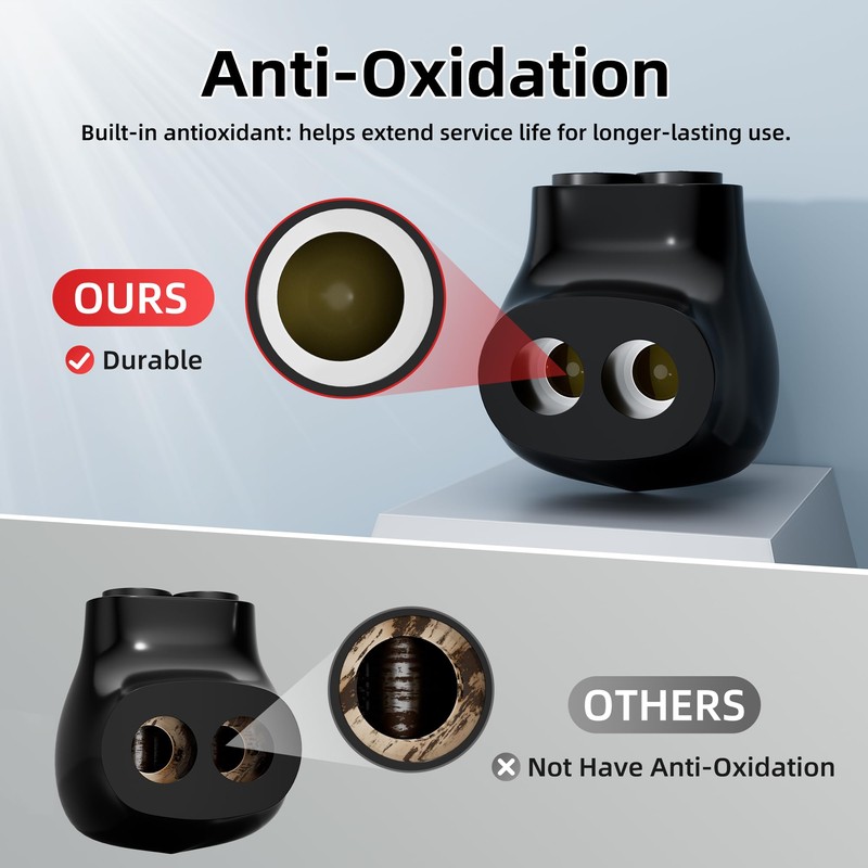 DaierTek Conector de empalme aislado en línea 4AWG