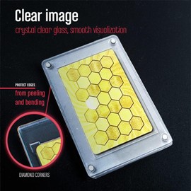MAGIC SELECT Cards Transparent Frame for Pok. Sports Card Collection. Magnetic Holder for Trading Cards 35PT. Transparent Acrylic for Exchange Cards with UV Protection