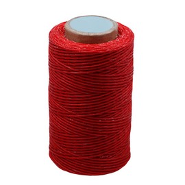 284 Yards Waxed Thread, 210D Heavy Duty Wax Thread for Leather Sewing, Upholstery Thread, 0.8mm Flat Waxed Thread for Bookbinding/Shoe Repairing/Leather Projects