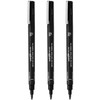 Uni Pin Fineliner Drawing Pens - Chisel Nibs - Black