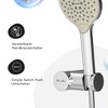 AM.PM Like F02LA000 Round Hand Shower Head with Rub &