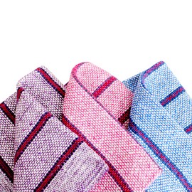 La Mascota Jergas de algodón, Paquete de 5 Piezas. Jerga Ultra Absorbente, diseños Coloridos y Tradicionales, Fabricadas de algodón Reciclado. Ideales para trapear Pisos, Limpiar cocinas.