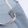 Jeanerlor Blue Striped Denim Aprons for Women and Men -