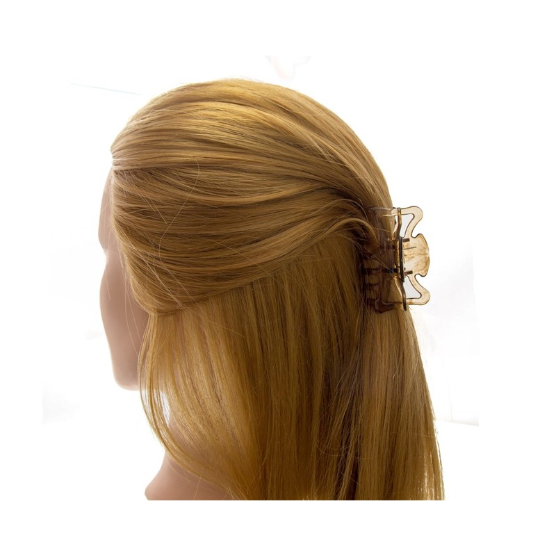 WeLoveBeads Hair Claws Approx. 6 cm Long Turquoise Made in