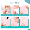 Flat No C Curve Clear Nail Tips for Acrylic Nails