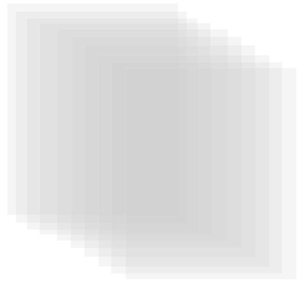 10 Pieces Heat Resistant Clear Acetate Sheets for Shaker Card