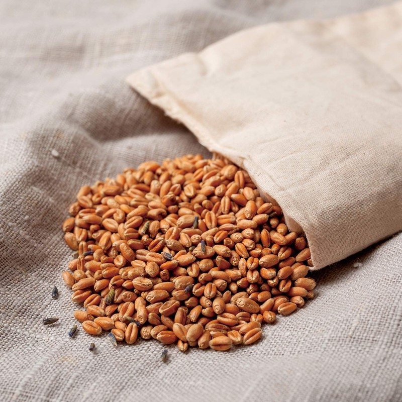 Clippan Wheat and Cold Eye Pillow, Lavender, Stripes, Gray, Scandinavian