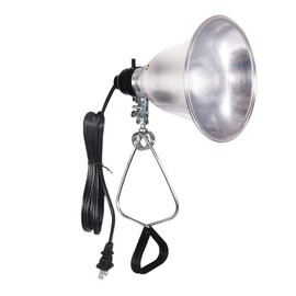 Simple Deluxe Clamp Lamp Light 60 Watt with 5.5 Inch Aluminum Reflector (no Bulb Included), 6 Feet Cord, 2 Pack, Black