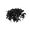 500 x 9mm Black K Type Round Cable Clips