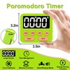 Pomodoro Timer for Kids, Productivity Timer with Loud Alarm, Digital