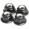 Schumacher Racing U2812 M4 Nyloc Wheel Nut - Black Alloy