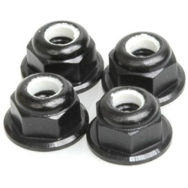 Schumacher Racing U2812 M4 Nyloc Wheel Nut - Black Alloy pk4