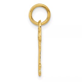 GlittersandGold 14k Key Letter C Initial Charm Bracelet Necklace