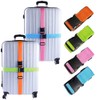 Aieino Luggage Straps Heavy Duty Luggage Straps 6.5ft Adjustable Quick