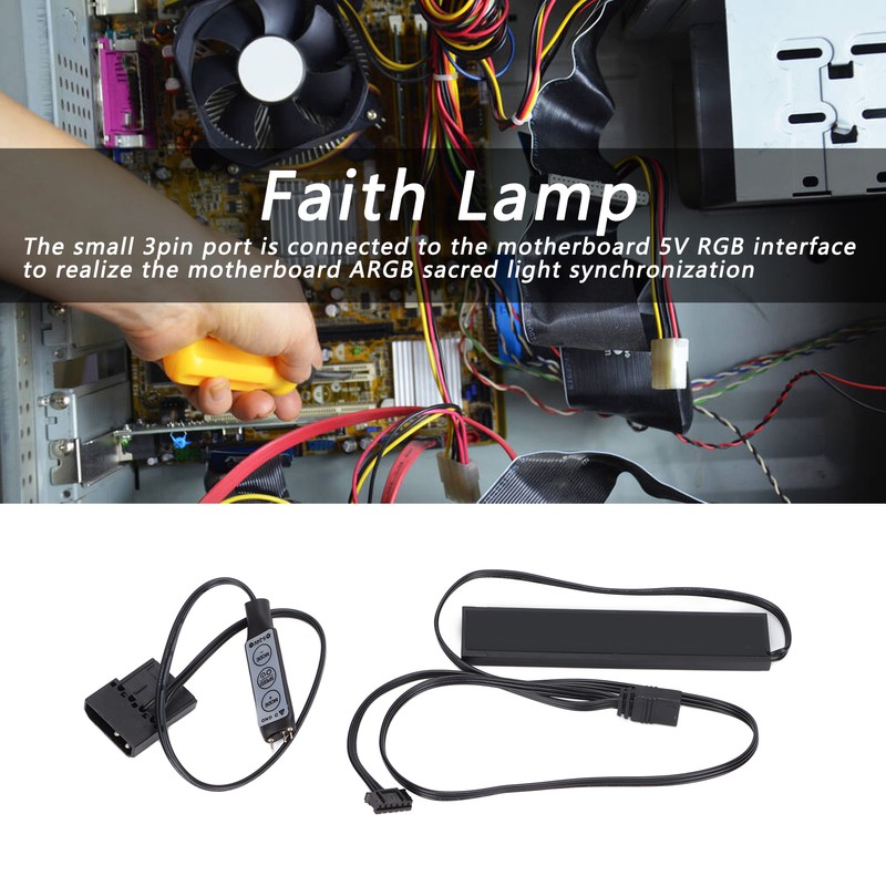 RGB Light Chassis Graphics Card Faith Light RGB Lighting Effect