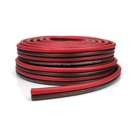 Kord Speaker Kable 10 Gauge Oxygen Free Copper Speaker Wire 50' Red/Black