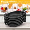 Uiifan 6 Pieces Mini Cast Iron Skillet 6 x 3.8''