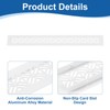 uxcell 2Pcs Aluminum Alloy Air Vents, 400 x 50mm /