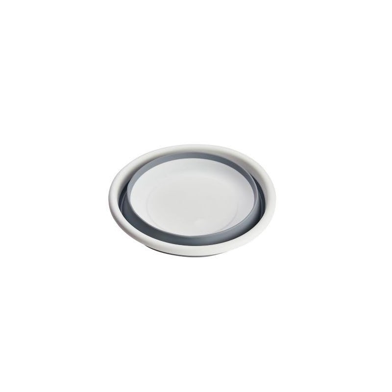 Lakeland 8L Collapsible Washing Up Bowl Grey and White