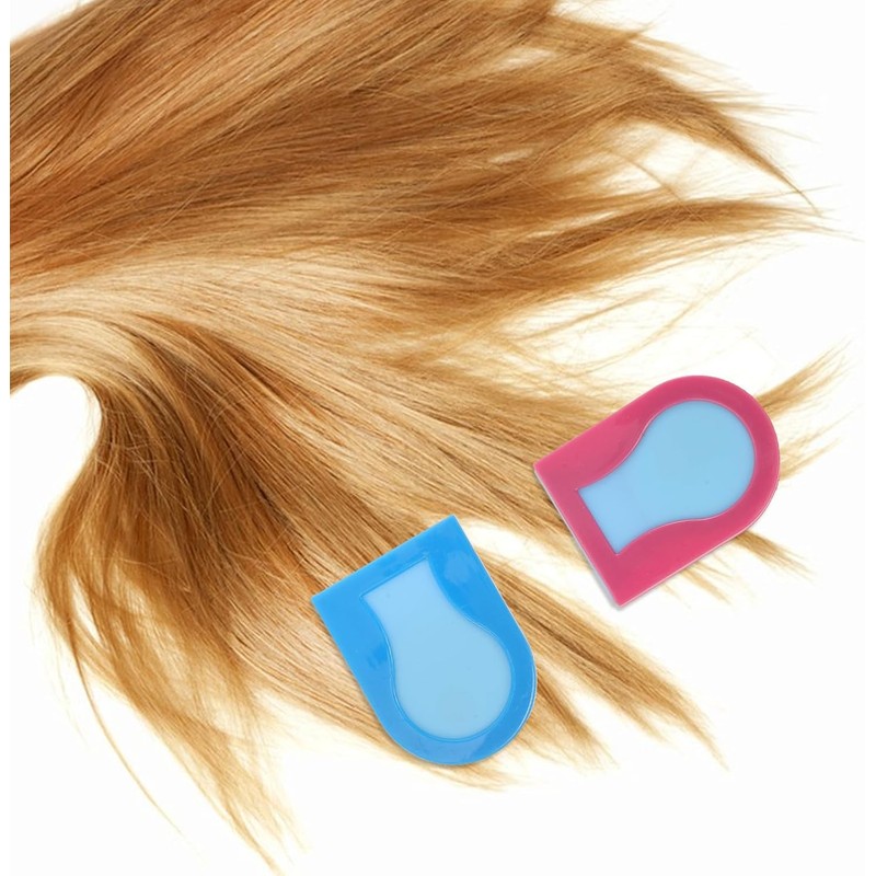 6 Piezas Tiza Cabello Lavable Temporal para Oscuro, 6 Colores