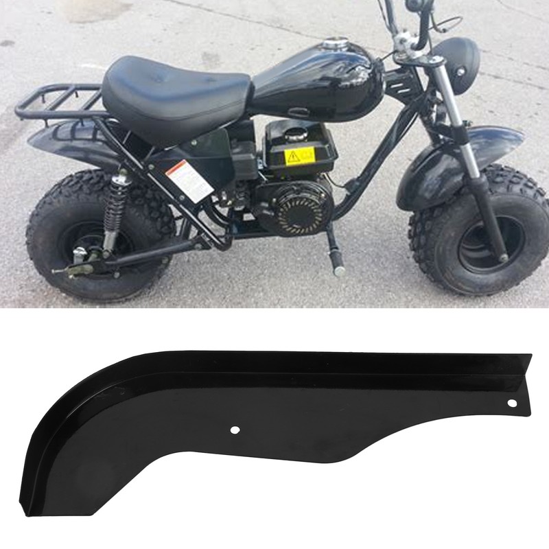 Mini Bike Chain Sprocket Cover Guard Black Aluminum Alloy Replacement