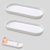 XINSUO Set of 2 Bathroom Trays, Decorative Trays, Dressing Table