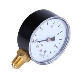 CHILDWEET Air Pressure Gauge Stainless Steel Oil Pressure Gauge NPT Pressure Gauge